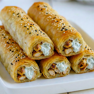 Börek Gyros de Poulet & sauce Tzatzíki