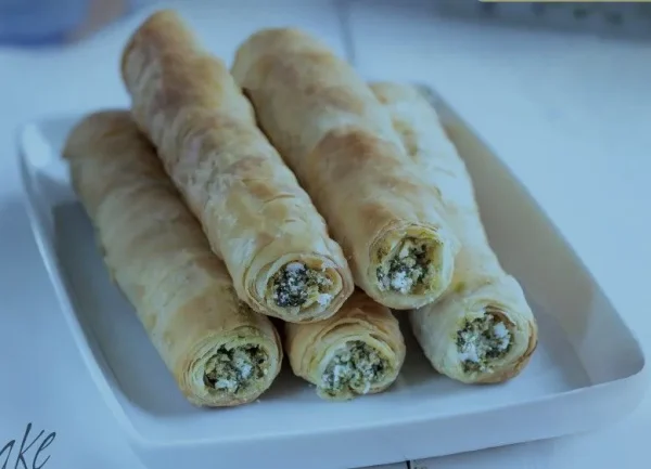 borek kebab poulet sauce tzatziki