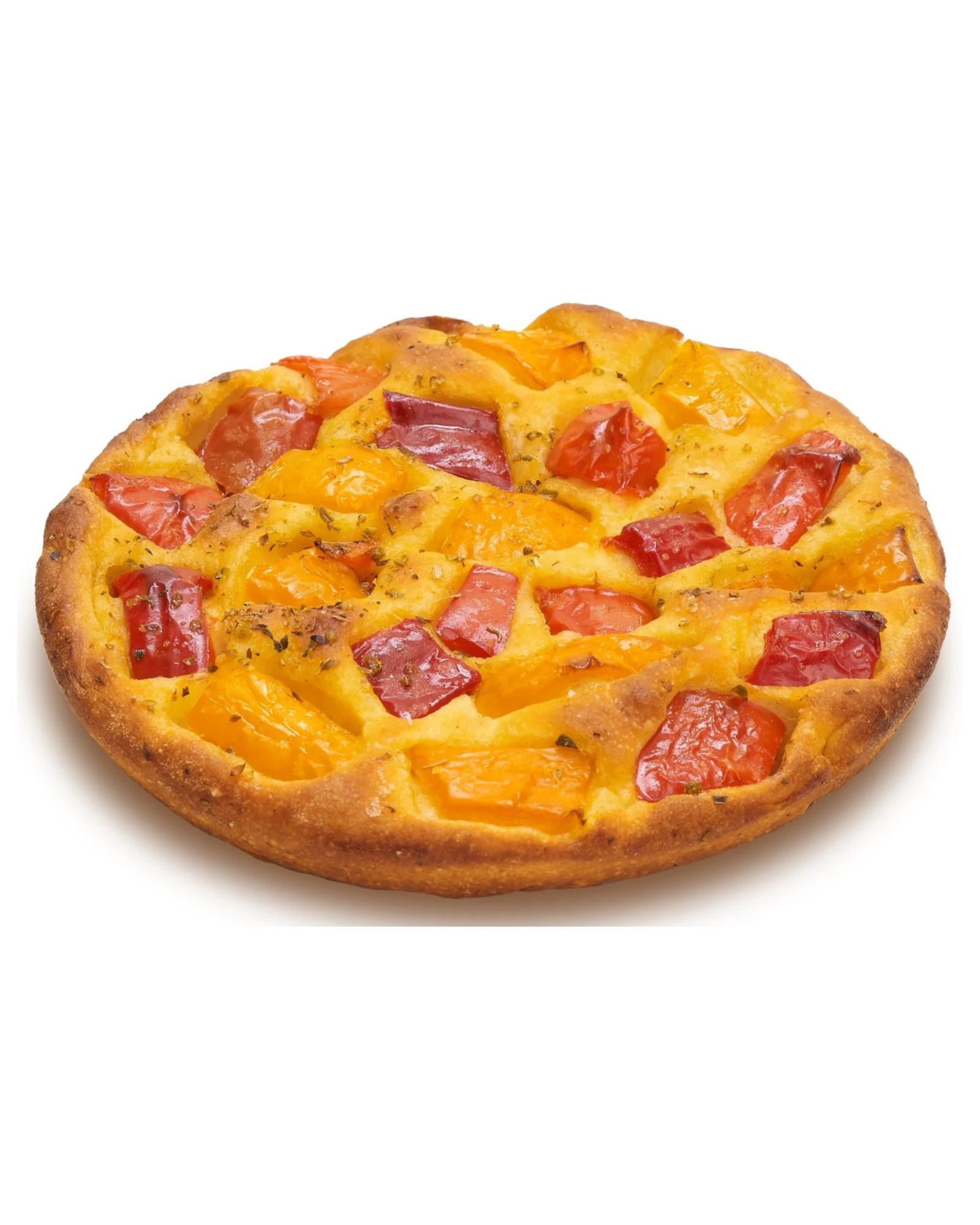 Focaccia aux poivrons et à l'origan
