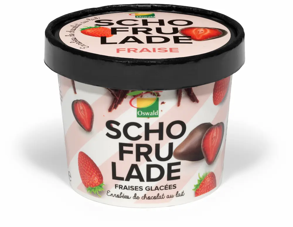 schofrulade bananes enrobées de chocolat au lait