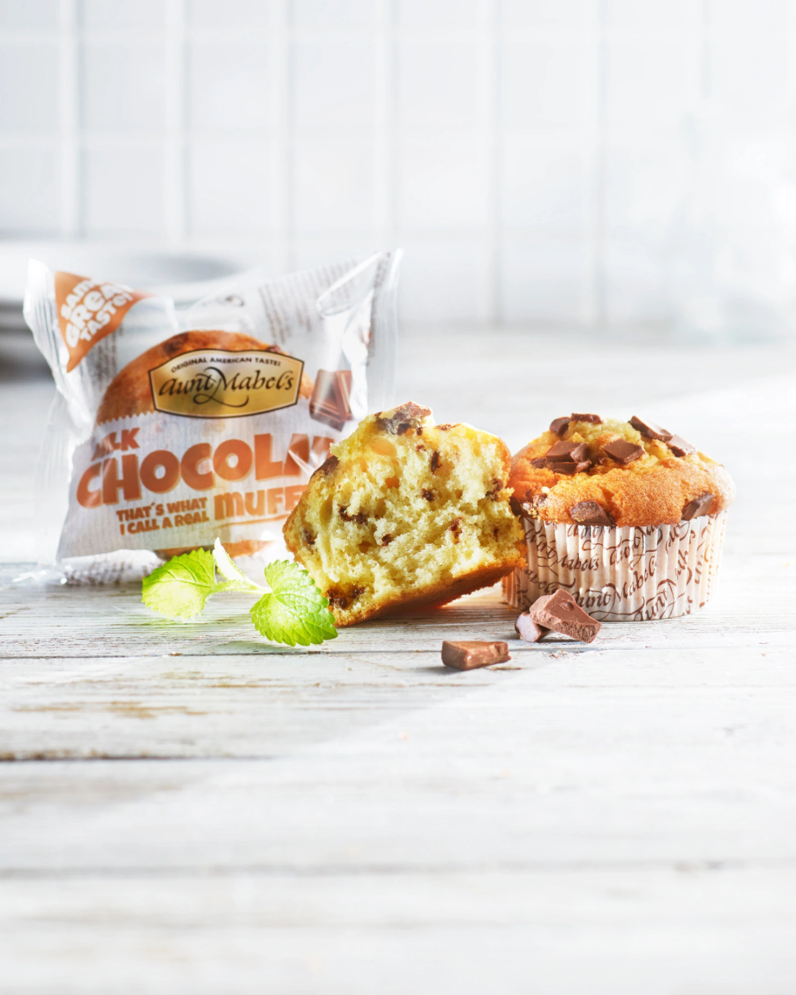 aunt mabel's muffin chocolat lait