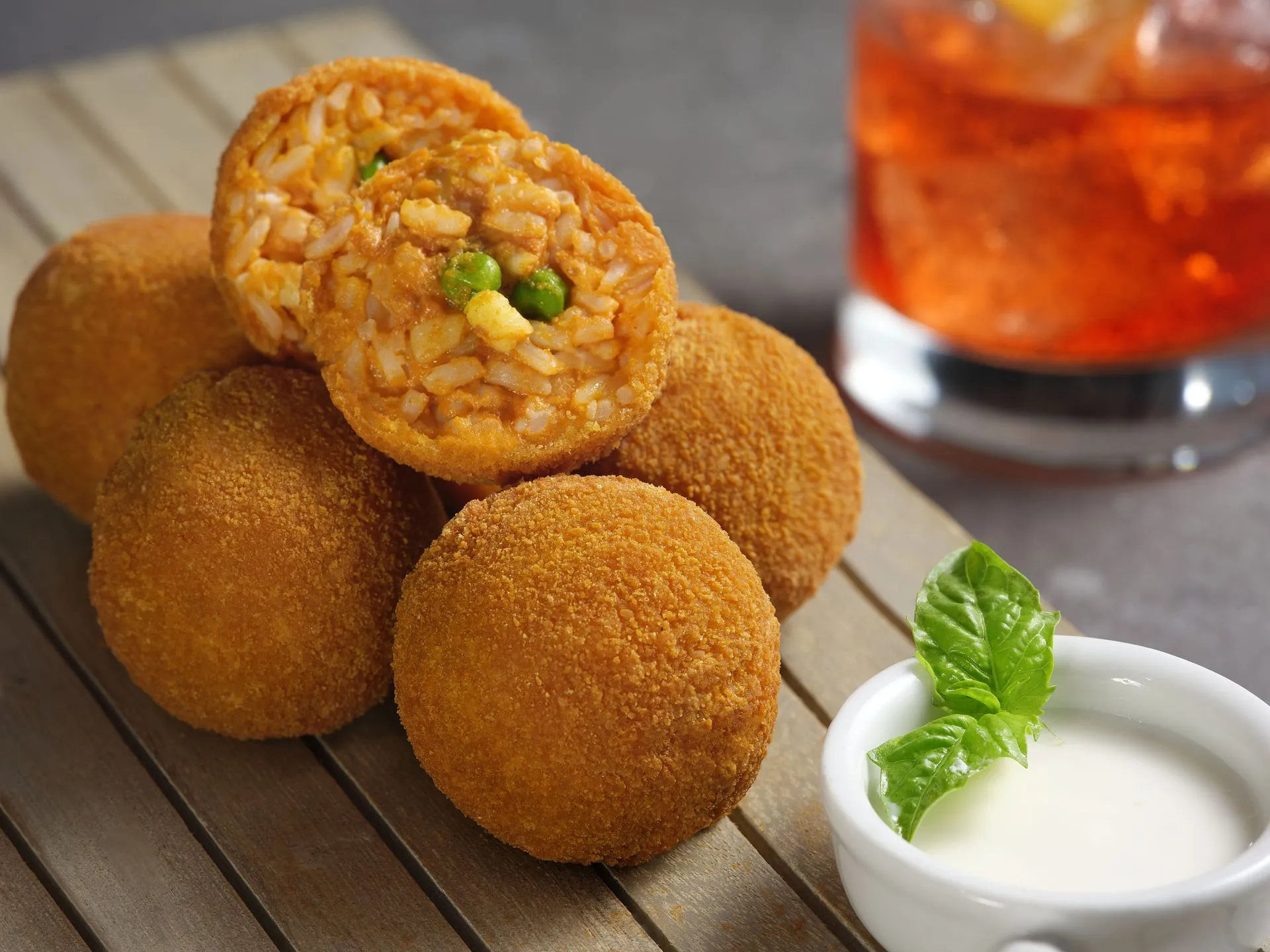 street food italienne arancini