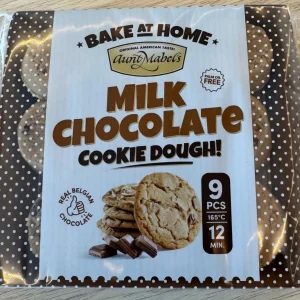 cookies crus à cuire