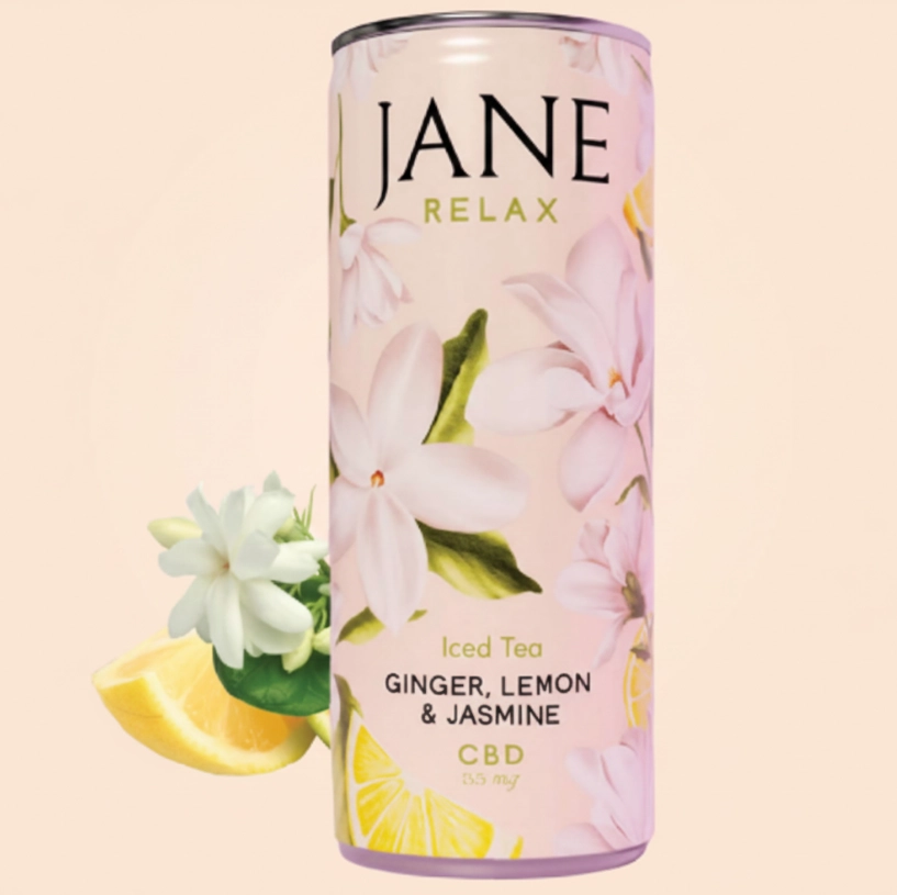 Thé glacé au CBD, Gingembre, Citron, Jasmin