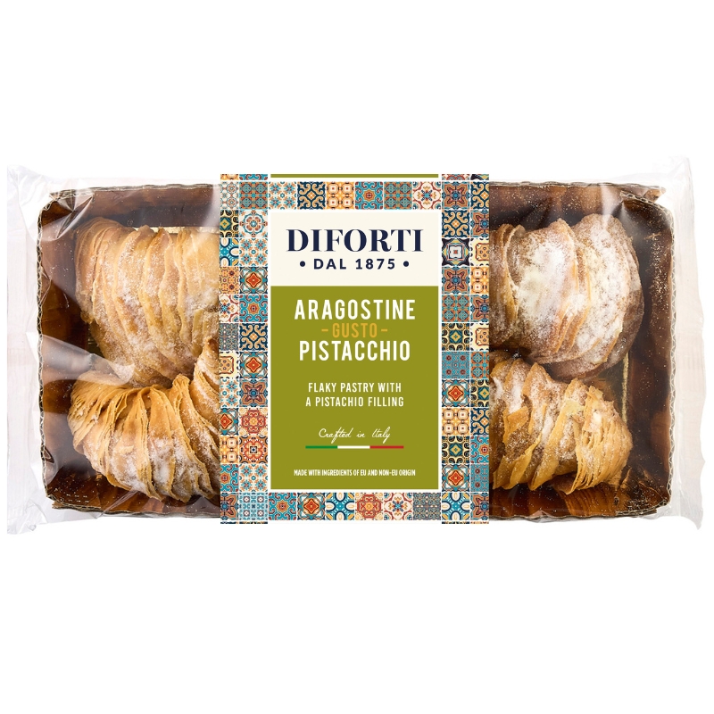 Aragostine crème de pistache