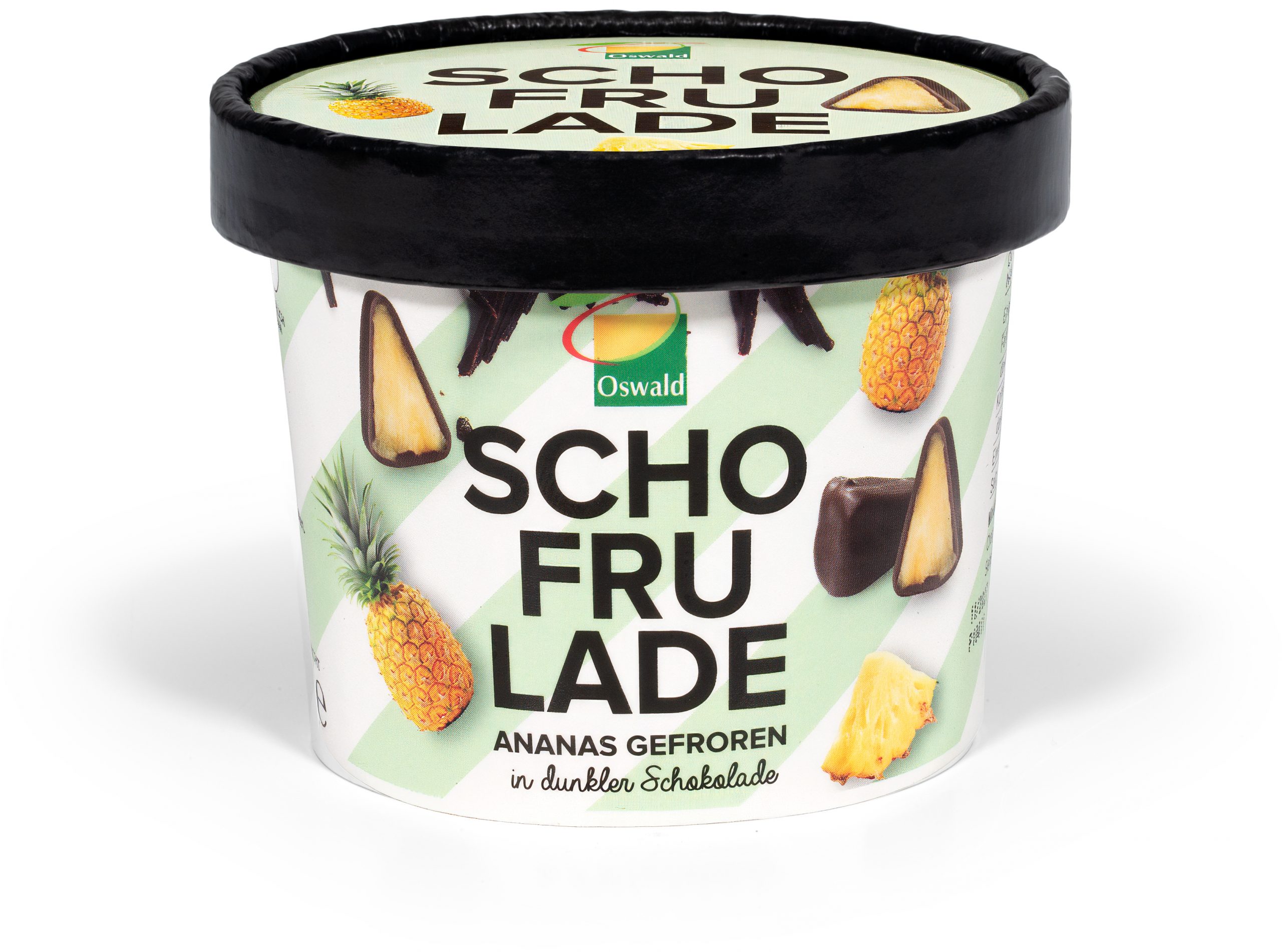 Ananas enrobé de chocolat noir