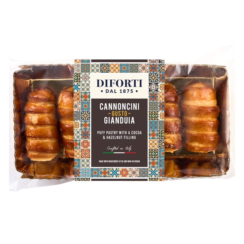 Cannoncini cacao noisettes